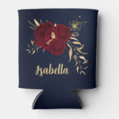 バーガンエレガントドの花金ゴールド 缶クーラー (正面)