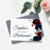 バーガンディと海軍のブ素朴リーデスメイドの提案 ポストカード