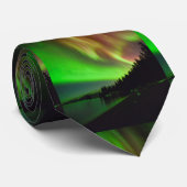バーガンディのオーロラ ネクタイ (ロール)