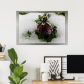 バーガンディのビオラ ポスター (ホームオフィス)