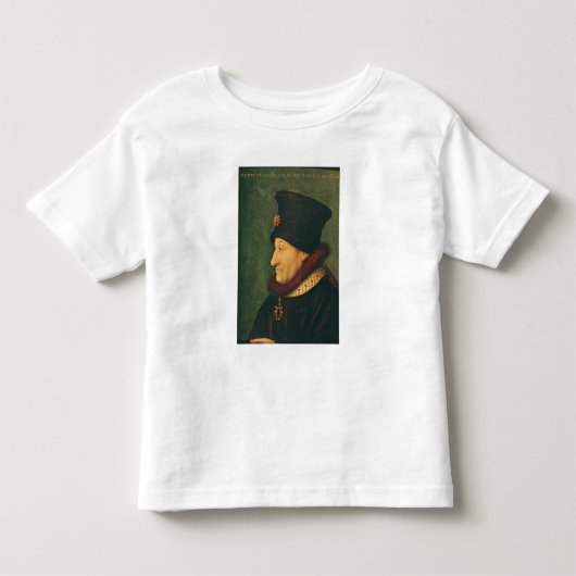バーガンディのフランス公爵のPhilippe トドラーTシャツ (正面)