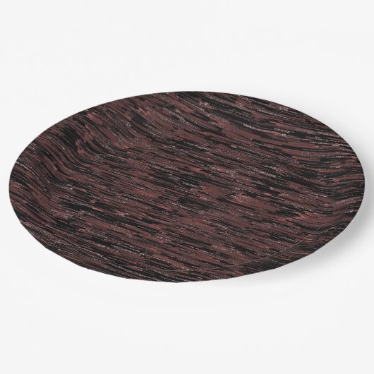 バーガンディのモザイクスタイルで粗い背景 ペーパープレート (アングル)