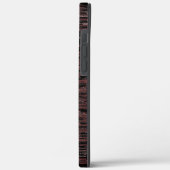 バーガンディのモザイクスタイルで粗い背景 Case-Mate iPhoneケース (裏面 / 左)