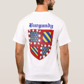 バーガンディのワイシャツ Tシャツ (裏面)