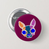 バーガンディの修道士の子犬ボタン 缶バッジ (正面&裏面)