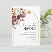 バーガンディの前の夜フローラリハーサル 招待状 (スタンド正面)