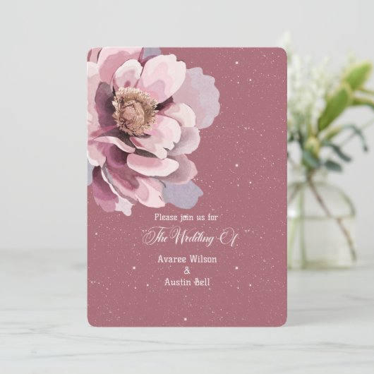 バーガンディの美しい牡丹 (スタンド正面)