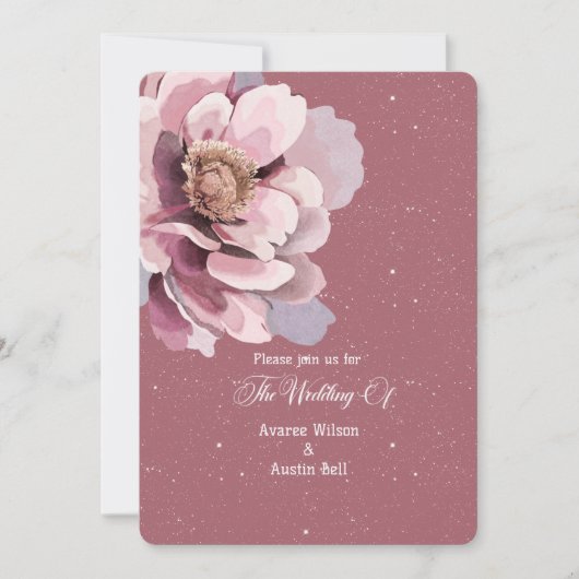 バーガンディの美しい牡丹 (正面)