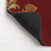 バーガンディの老化させた銅の華麗さ マウスパッド (コーナー)