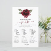 バーガンディの花あなたの財布のゲームシャワーに何が (スタンド正面)