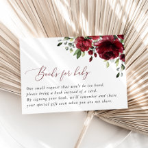 バーガンディの花、赤い花、ベビー用の本