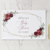 バーガンディの花、赤い花、赤いシャワー ペーパーパッド (インサイチュ)