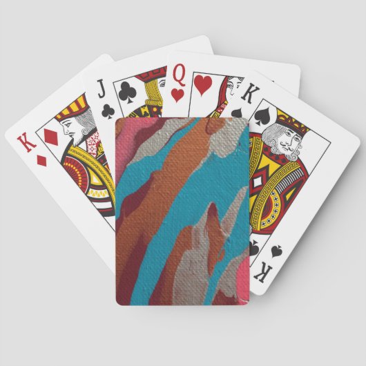 バーガンディの青銅 トランプ (裏面)