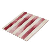 バーガンディクリーストライプム タイル (側面)