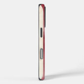 バーガンディクリーストライプム Case-Mate iPhoneケース (裏面 / 右)