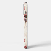 バーガンディクリームラベンダーフローラ Case-Mate iPhoneケース (裏面 / 左)