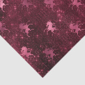 バーガンディグラムフォイルグリッターシークンズユニコーン 薄葉紙 (詳細)