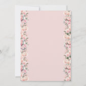 バーガンディピンクローゼズワインマザーズデイブランチ 招待状 (裏面)