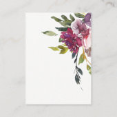 バーガンディフローラはゲームのカードの数を推測キス エンクロージャーカード (裏面)