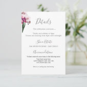 バーガンディフローラディスコ詳細エンクロージャカード エンクロージャーカード (スタンド正面)