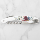 バーガンディフローラブライドメイド結婚式の引き出物 ソムリエナイフ (裏面)