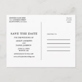 バーガンディフローラ水の色の緑の日を保存 案内ポストカード (裏面)