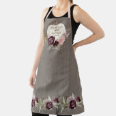 バーガンディフローラ秋葉ホワ素朴イトパンプキン エプロン (インサイチュ)