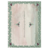 バーガンディベリーホリーパインクリスマステーブルクロス テーブルクロス (正面)