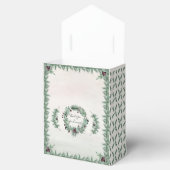 バーガンディベリーホリーパインクリスマスフェイスボックス フェイバーボックス (オープン)