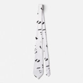 バーガンディボウタイ&グリーンフローラネクタイ ネクタイ (正面)