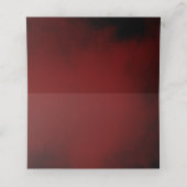 バーガンディマルサラレッドロー結婚ズフローラズ プレイスカード (内部開封)