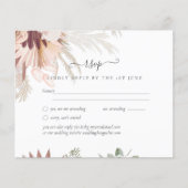 バーガンディワインパンパスグラス結婚トロピカル (正面)