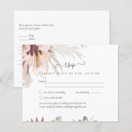 バーガンディワインパンパスグラス結婚トロピカル