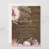 バーガンディワインパンパスグラス結婚トロピカル (正面)