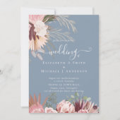 バーガンディワインパンパスグラス結婚トロピカル (正面)