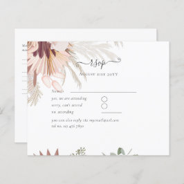 バーガンディワインパンパスグラス結婚トロピカル