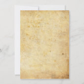 バーガンディヴィンテージレースリハーサルディナーカード 招待状 (裏面)