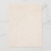 バーガンディーの結婚式詳細情報カード エンクロージャーカード (裏面)