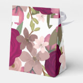 バーガンディーガーデン結婚フラワーズ フェイバーボックス (裏面サイド)