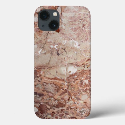 バーガンディークリムゾンストーニーペブル大理石仕上げ Case-Mate iPhoneケース (裏面)