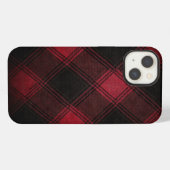 バーガンディータルタン iPhoneケース (裏面横)