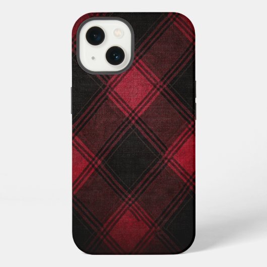 バーガンディータルタン iPhoneケース (裏面)