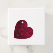 バーガンディーパッション ブライダルシャワー フェイバータグ (インサイチュ)