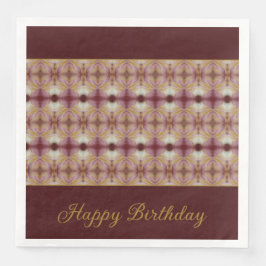 バーガンディーピンクと金ゴールドパタファンシーーン