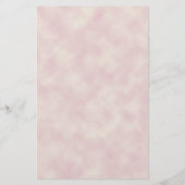 バーガンディーピンクウォーターカラーフローラブラックライン 便箋 (裏面)