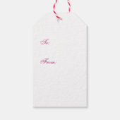 バーガンディーピンクウォーターリギフトラベル ギフトタグ (裏面)