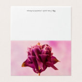 バーガンディーピンクオダマキ（植物）カード (外部フラット)