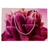 バーガンディーピンクコロンビア ラージペーパーバッグ (裏面)