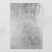 バーガンディーピンクフローラシルバーグリッター結婚のメニュー メニュー (裏面)