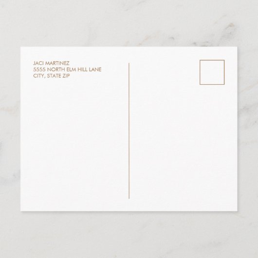 バーガンディーピンクフローラ金ゴールドグリッター30th誕生日 インビテーションポストカード (裏面)